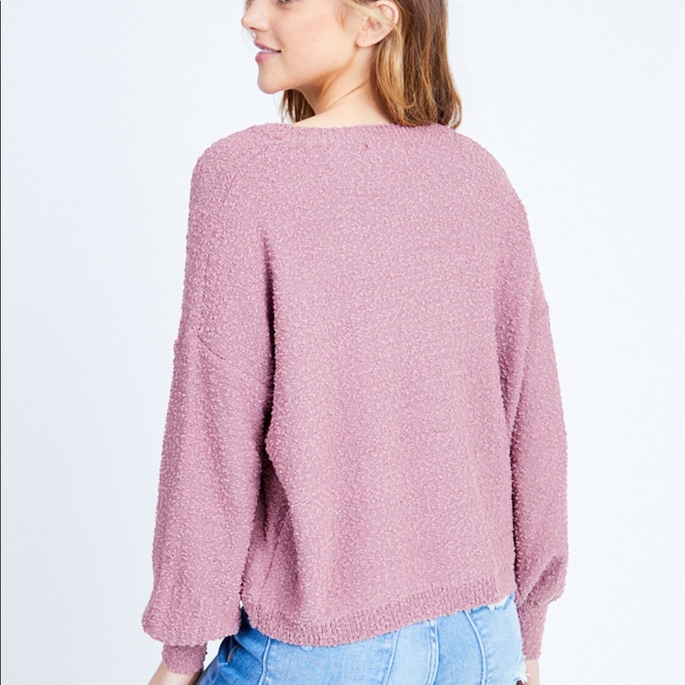 Altar’d State pink sweater, size large - Picture 2 of 6